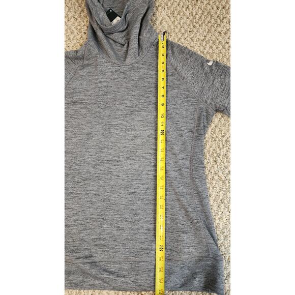 Nike Dri Fit Hooded Golf Pullover Gray Soft Athletic Women's Large - Picture 6 of 8